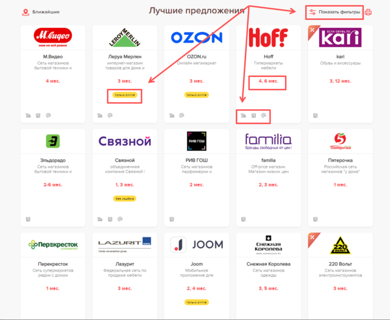 Халва карта магазины партнеры в туле